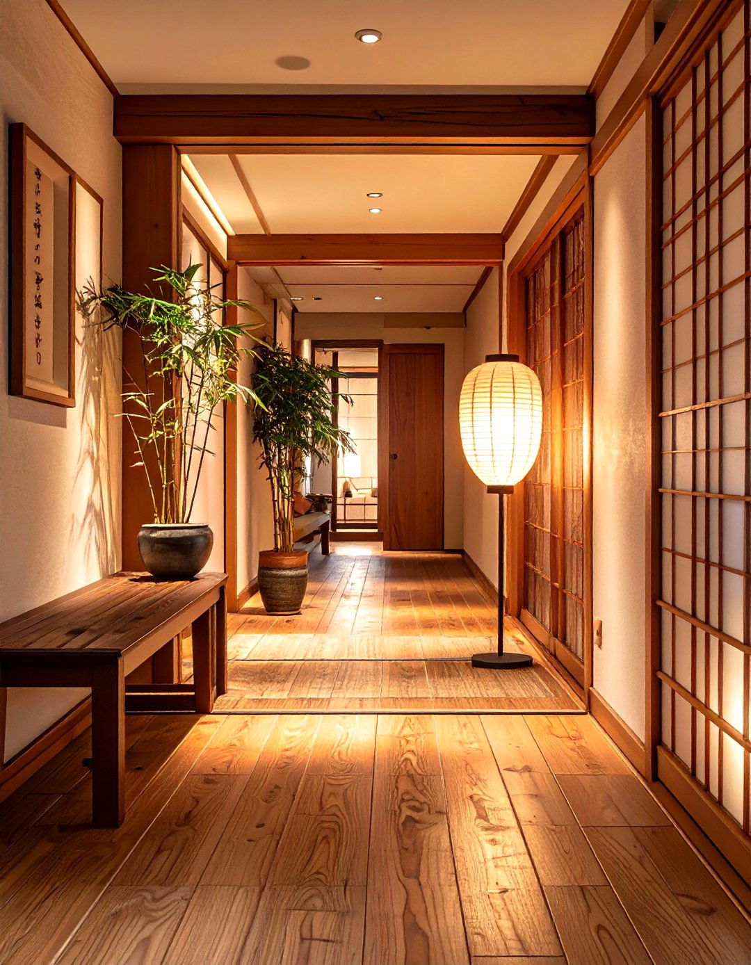 Japanese Zen Hallway Space - 30 hallway furniture ideas