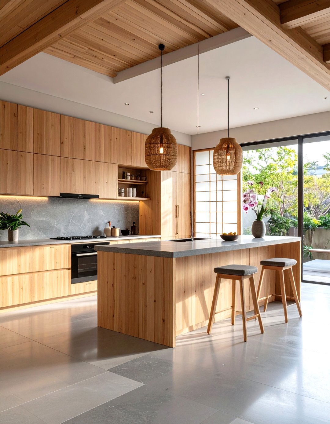 Japanese Zen Kitchen - 30 kitchen redo ideas