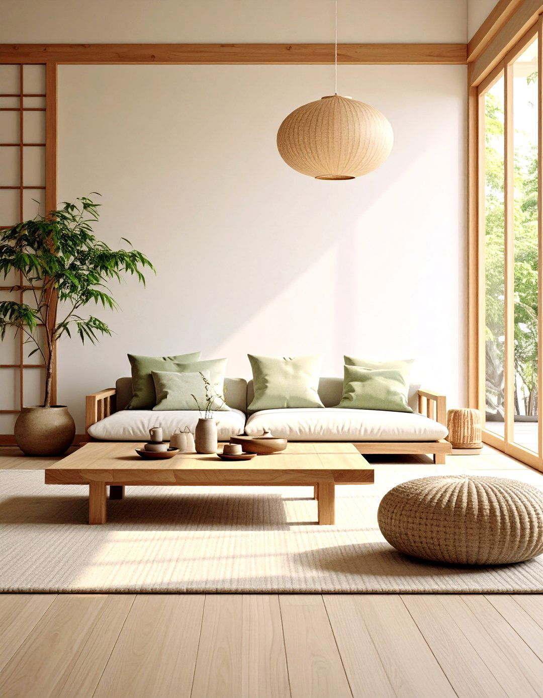Japanese Zen Living Room - 30 design your living room ideas