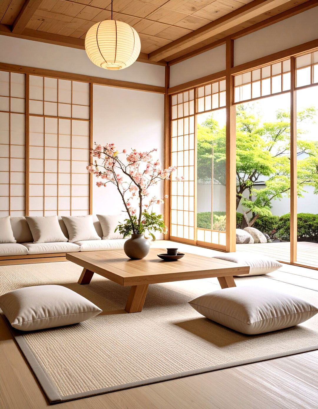 Japanese Zen Living Room - 30 elegant living room ideas
