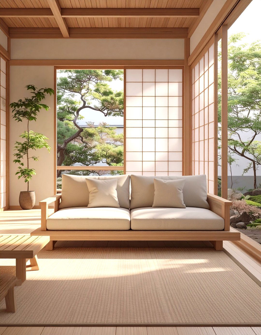 Japanese Zen Office Couch - 30 office couch ideas
