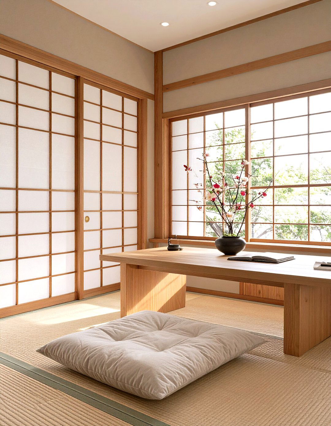 Japanese Zen Office Study Room - 30 office study room ideas