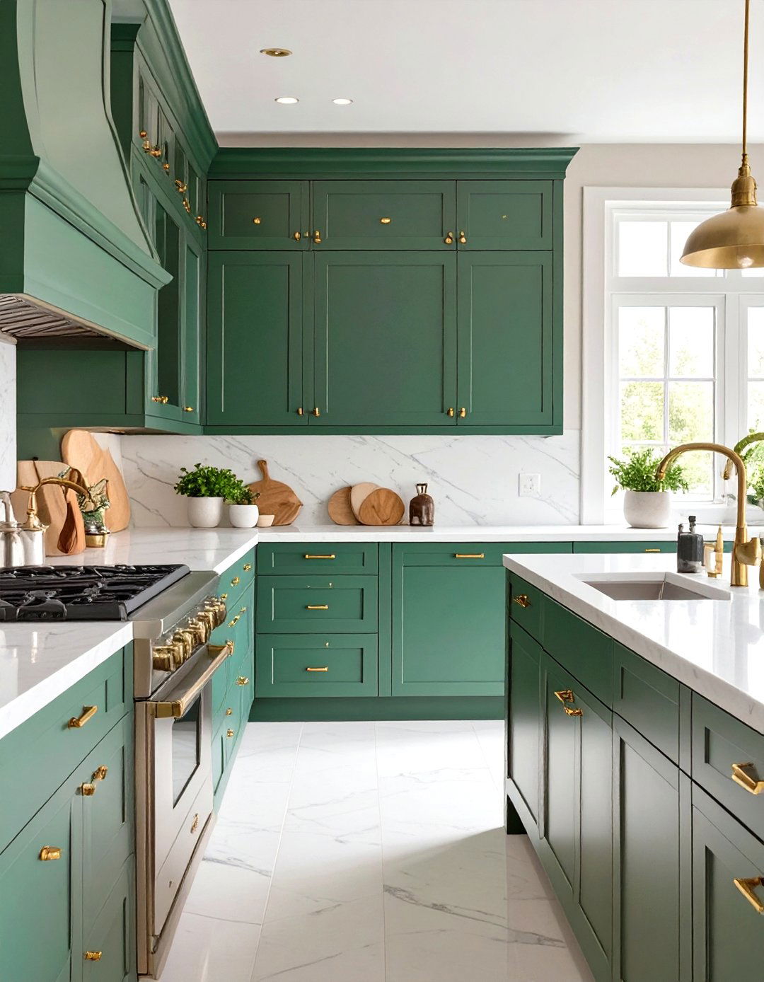 Jewel Toned Country Kitchen - 30 country kitchen designs