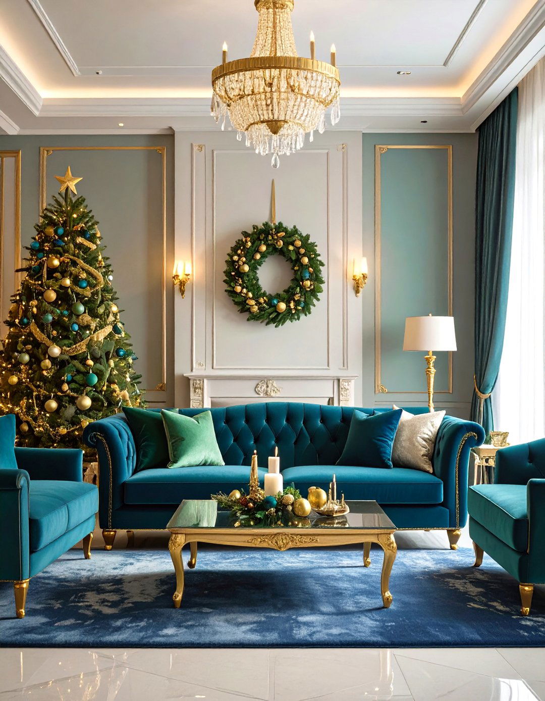 Jewel Toned Winter Palace - 30 interior design ideas for holiday decor