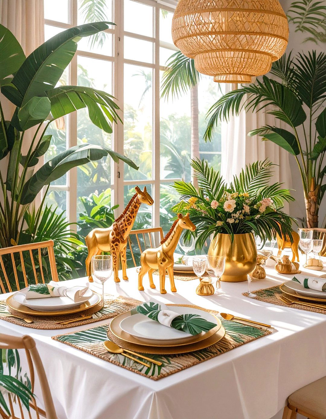 Jungle Safari Animal Accents - 30 unique baby shower decoration ideas