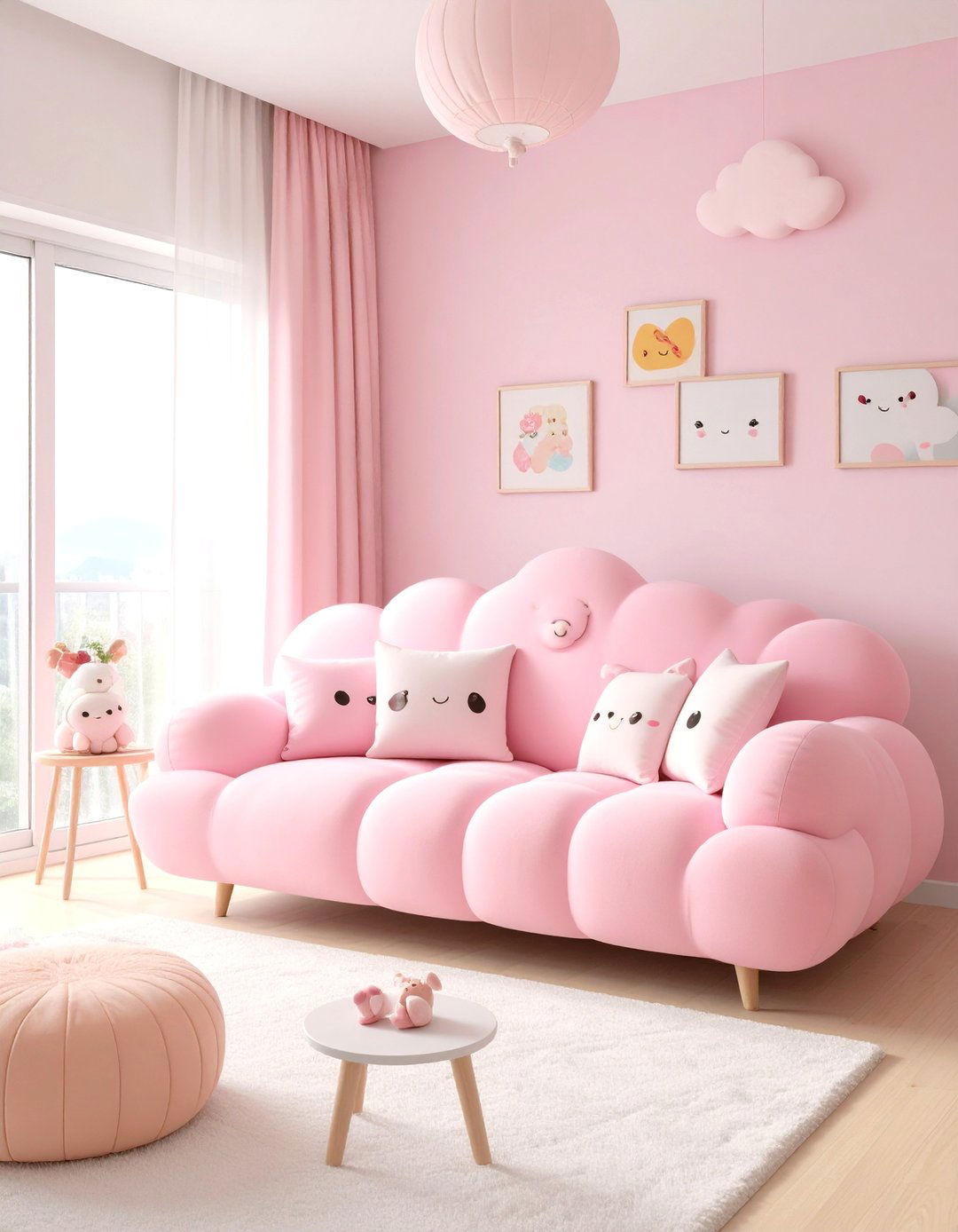 Kawaii Pop Culture Living Room - 30 cute living room ideas