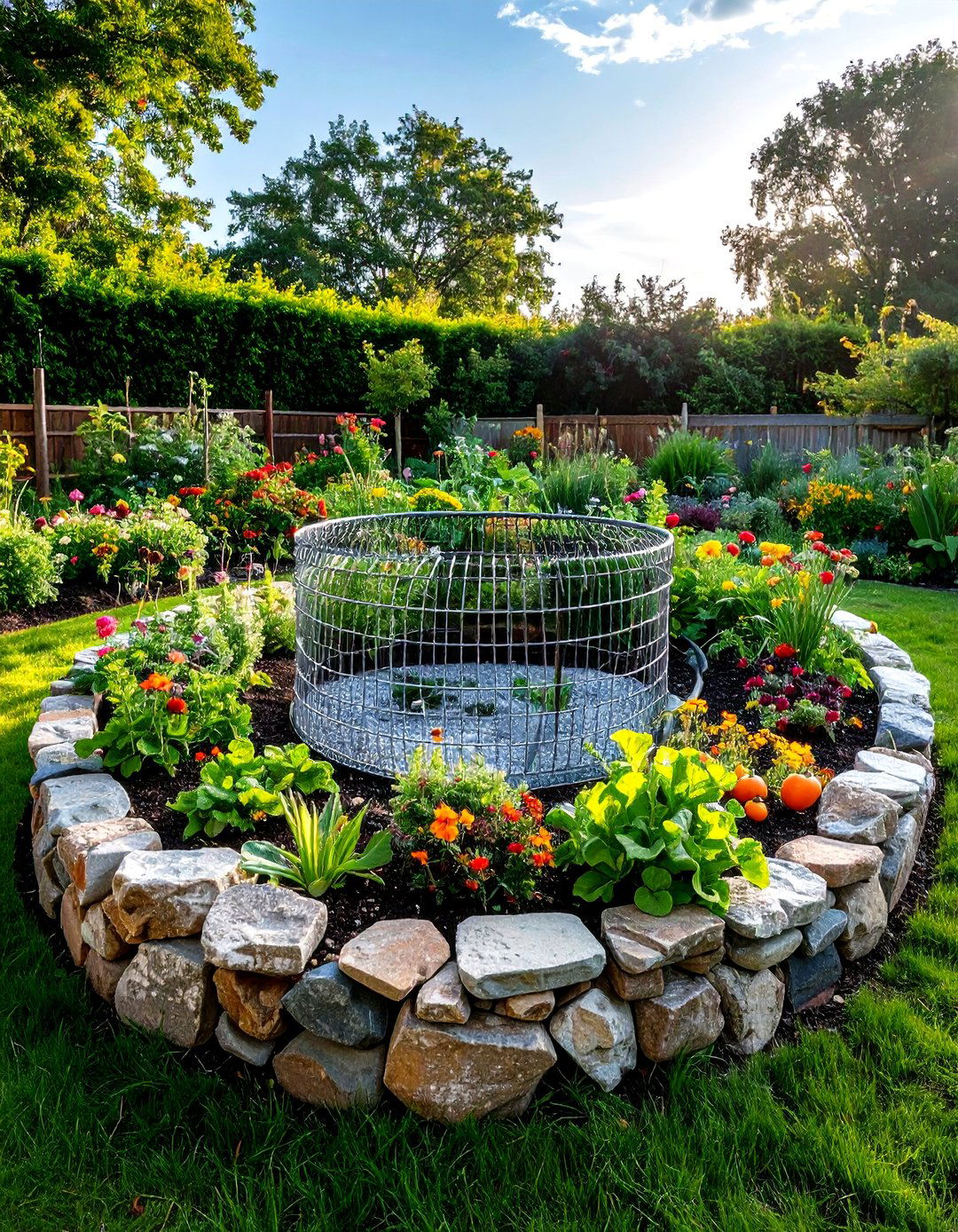 Keyhole Raised Garden Bed Design - 30 raised garden bed designs
