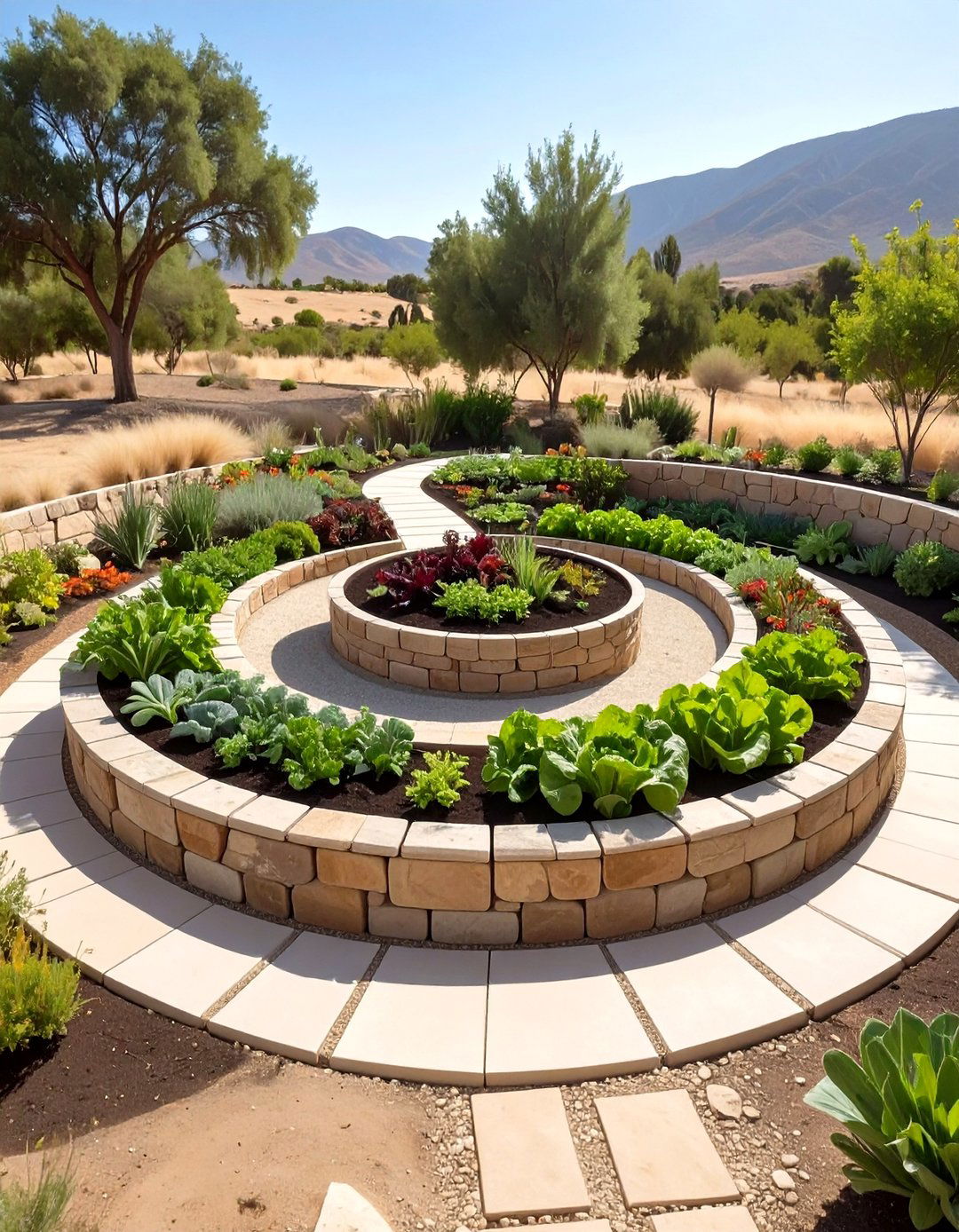 Keyhole Vegetable Garden Design - 30 vegetable garden design ideas