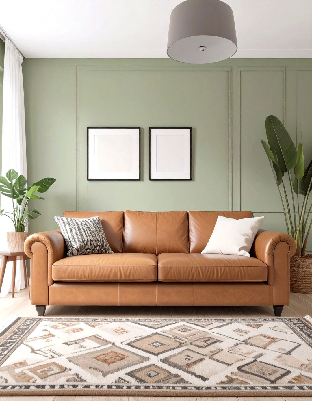 Khaki and Brown Living Room - 30 neutral living room color ideas
