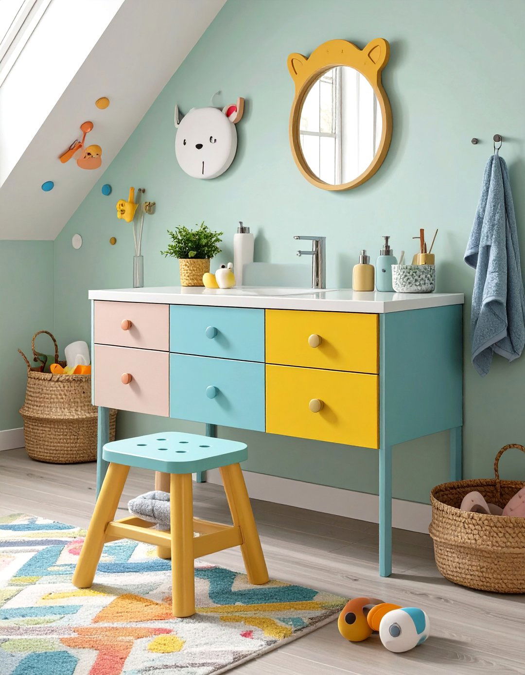 Kid Friendly Bathroom Vanity Decor - 30 bathroom vanity decor ideas