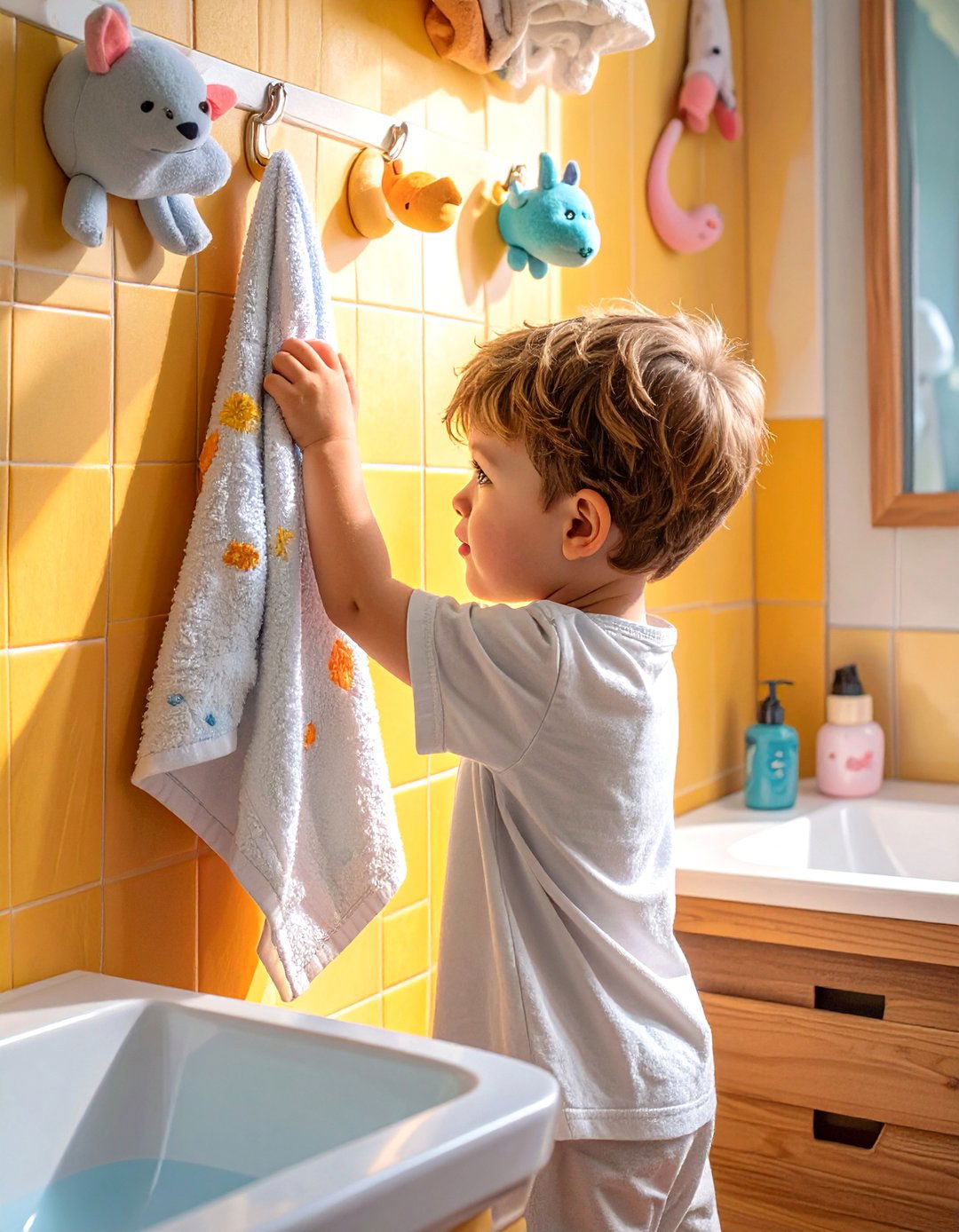 Kids Animal Themed Hooks - 30 bathroom towel hooks ideas