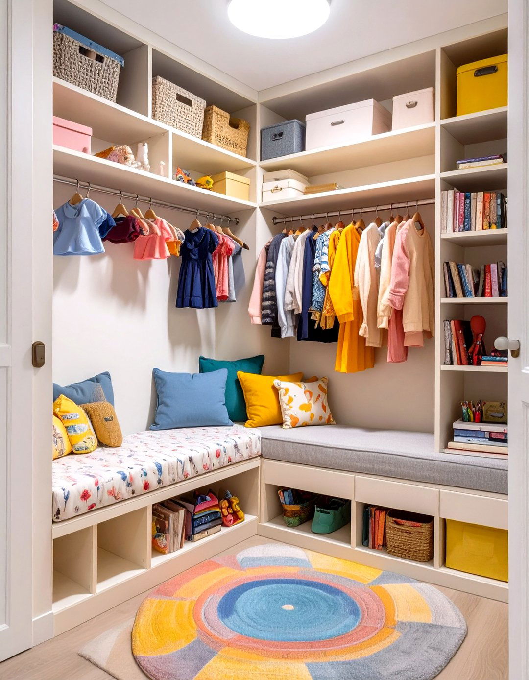 Kids Corner Closet Reading Nook - 30 corner closet ideas