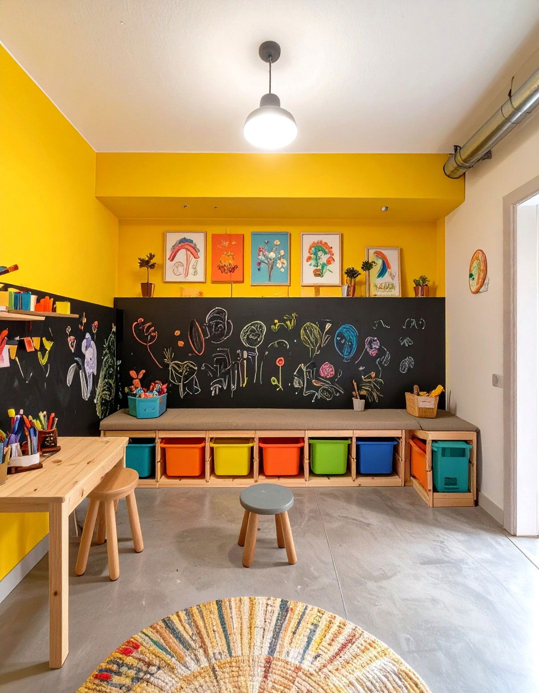 Kids Creative Art Zone - 30 garage painting ideas