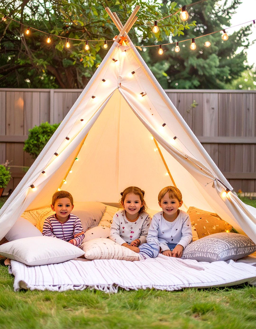 Kids Pajama Party Jamboree - 30 backyard movie night ideas