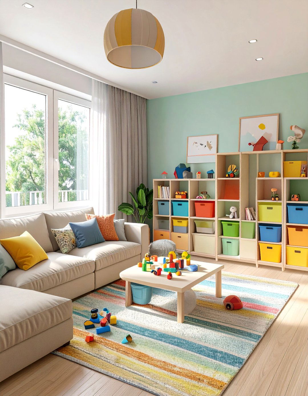 Kids Playroom and Living Room Combo - 30 sims 4 living room ideas