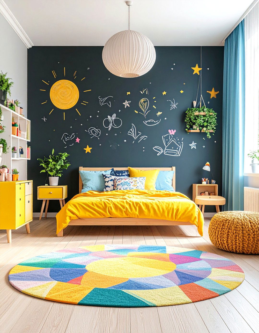 Kids Room Chalkboard Paint Wall - 30 ai accent wall design ideas