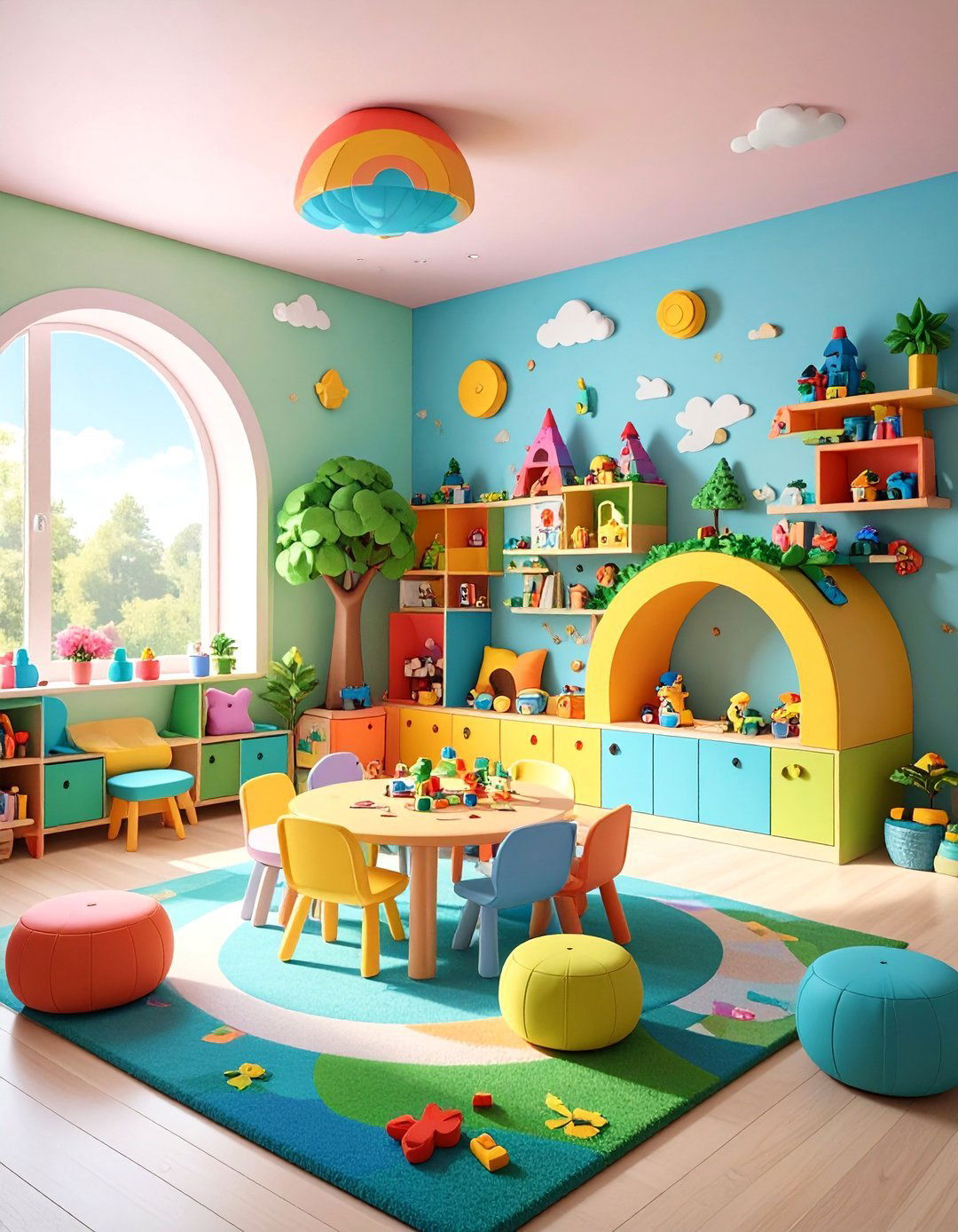 Kids Room Interactive LEGO Wall - 30 accent wall designs