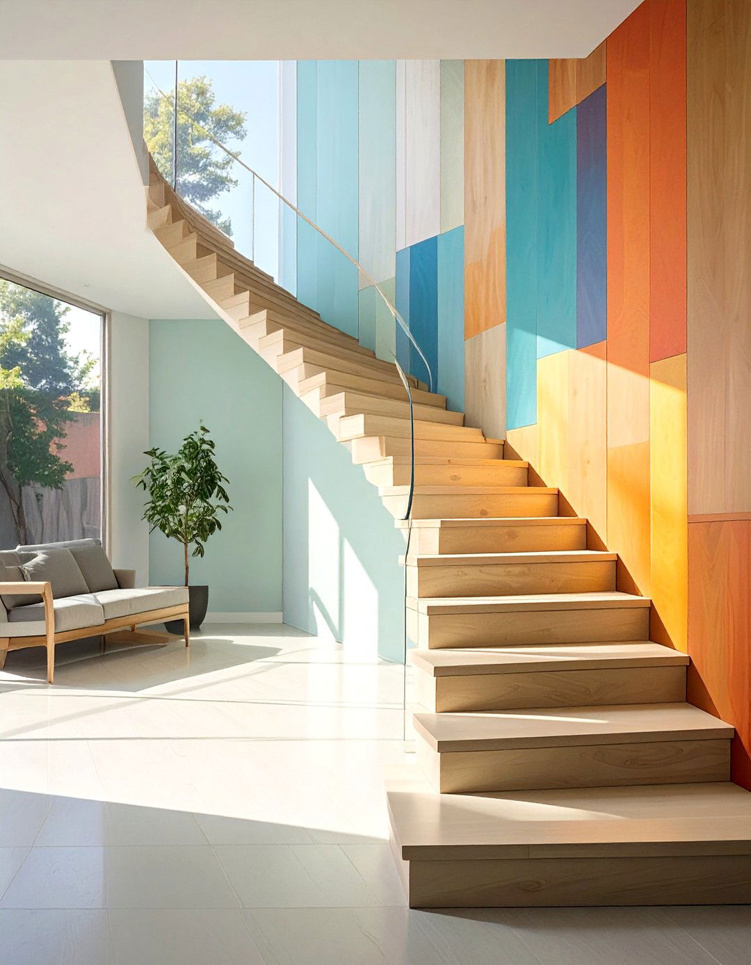 Kinetic Art Motion Activated Staircase Design - 30 ai staircase design ideas