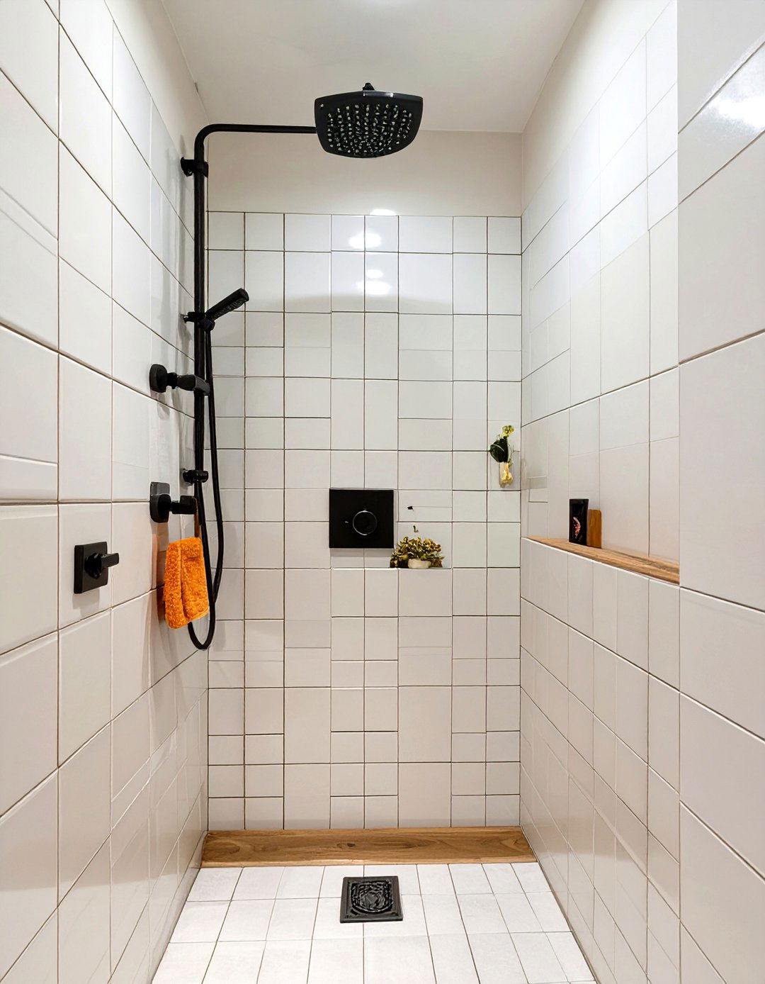 Kit Kat Mosaic Shower Tile - 30 small shower tile ideas