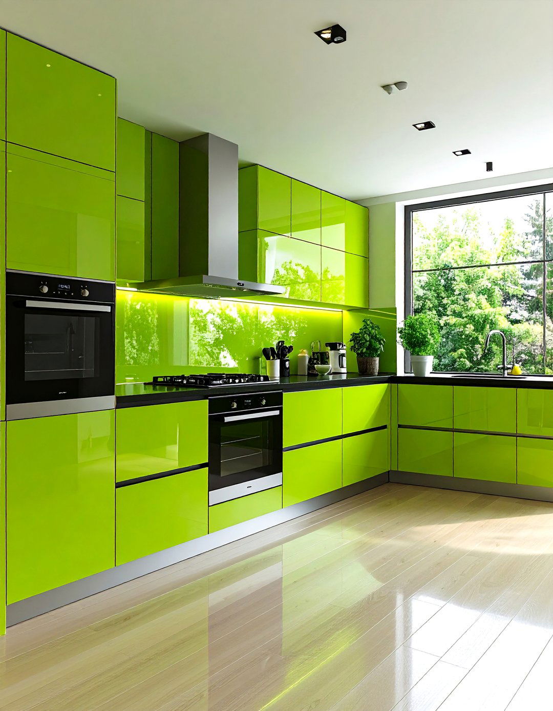 Kitchen Back Painted Glass Wall - 30 ai accent wall design ideas