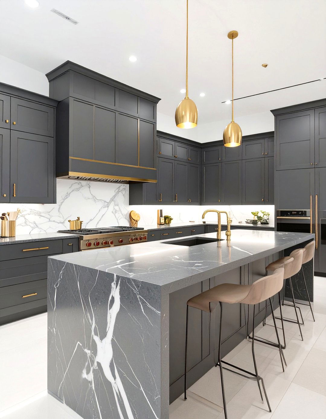 Kitchen Design with Dark and Moody Tones - 30 ultra modern luxury modern kitchen designs