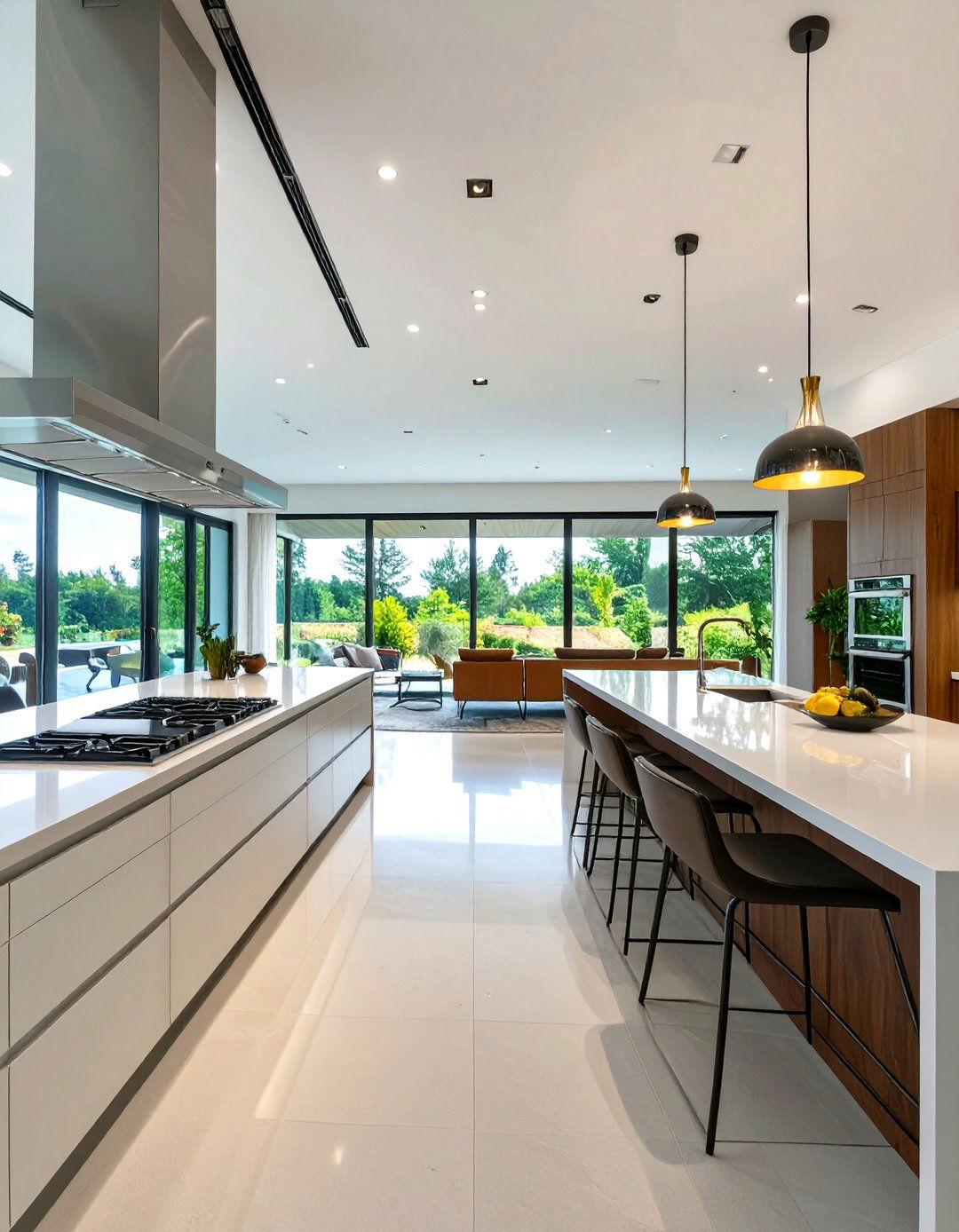 Kitchen Design with a Double Island Layout - 30 ultra modern luxury modern kitchen designs