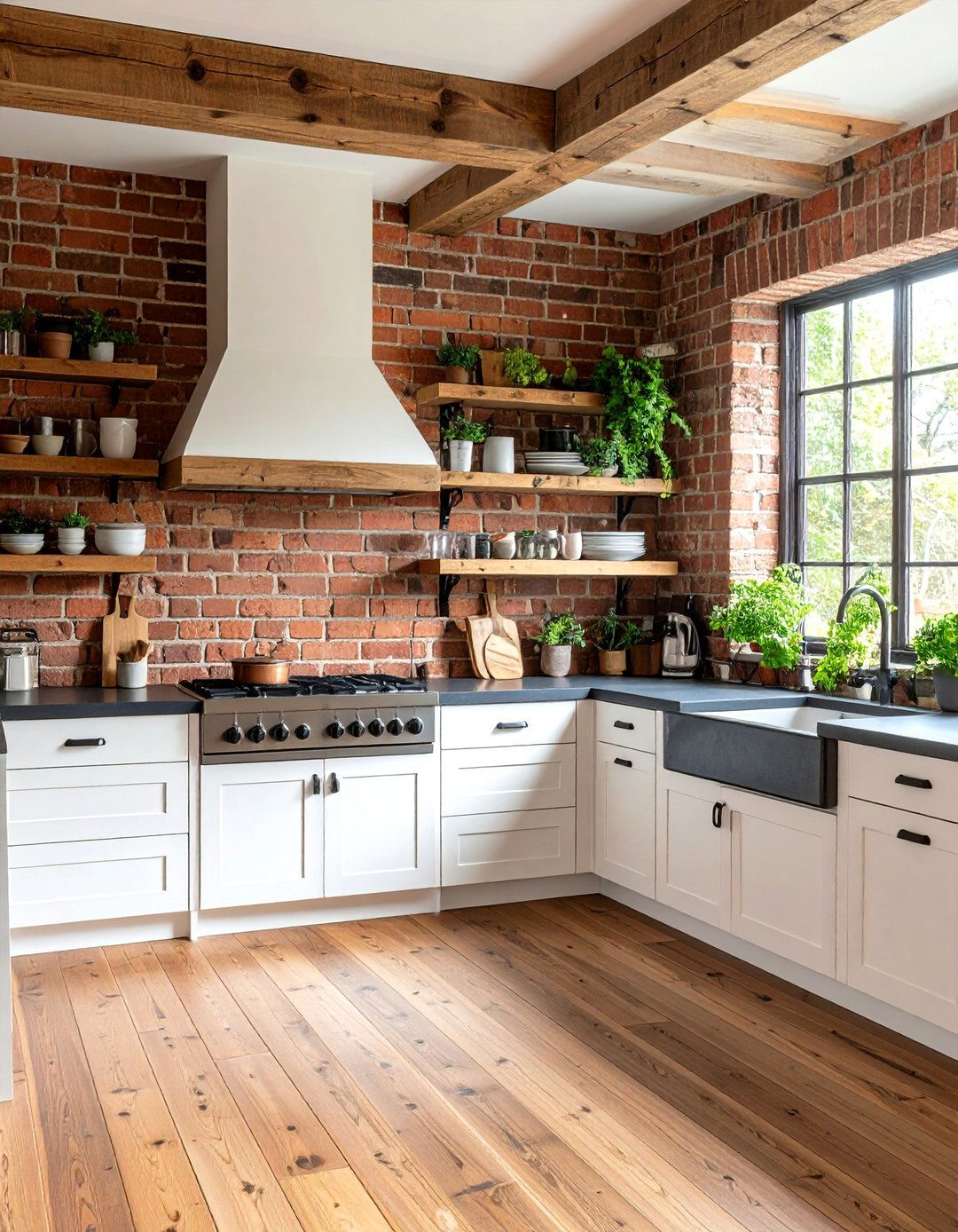 Kitchen Exposed Brick Wall - 30 ai accent wall design ideas