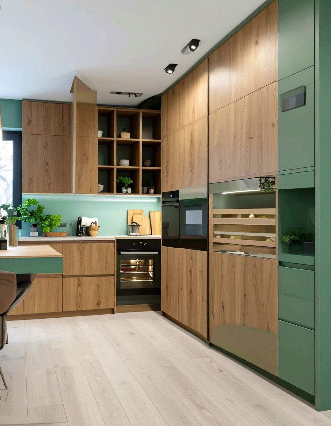 Kitchen Featuring a Hidden Pantry Door - 30 ultra modern luxury modern kitchen designs