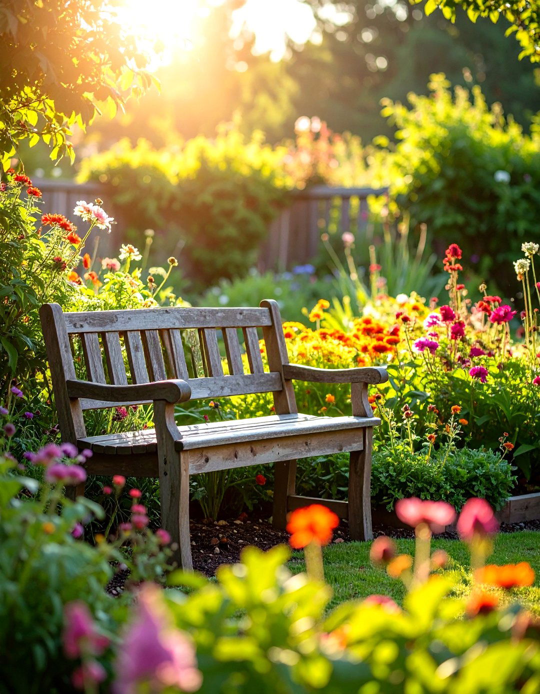 Kitchen Garden Bench Nook - 30 outdoor sitting area ideas