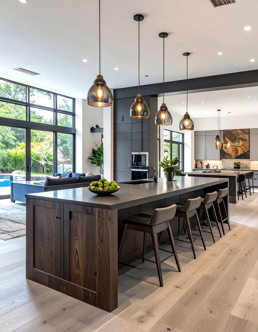 Kitchen Island as a Room Divider - 30 unique kitchen island ideas