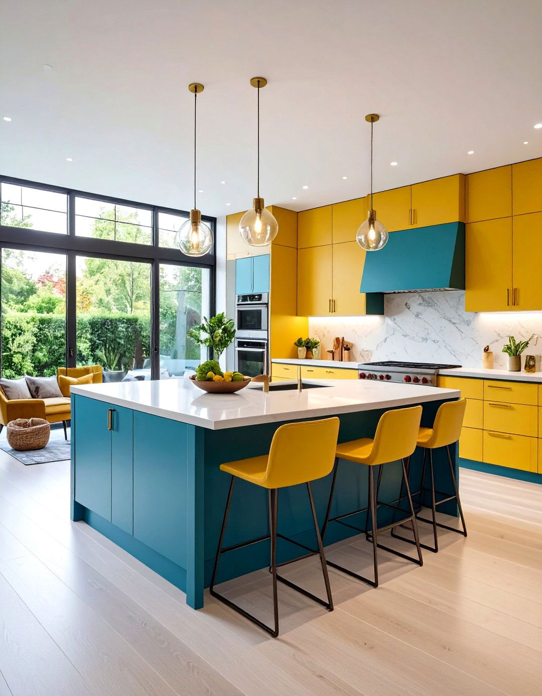 Kitchen Island as a Room Divider - 30 kitchen layout ideas with island
