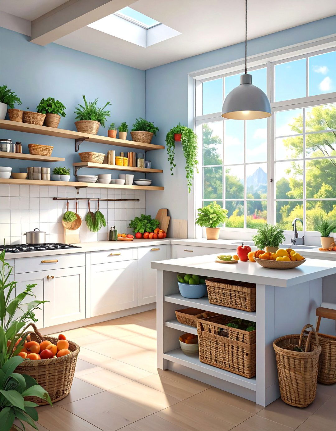 Kitchen Island with Pantry Storage - 30 small kitchen pantry ideas