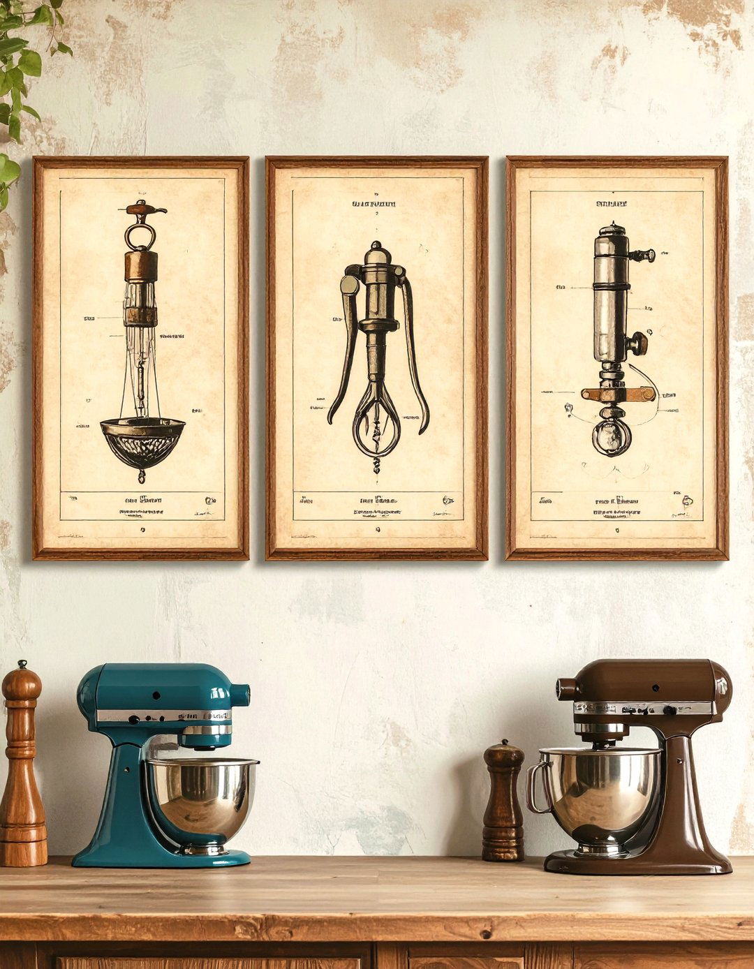 Kitchen Themed Patent Art - 30 kitchen wall art ideas