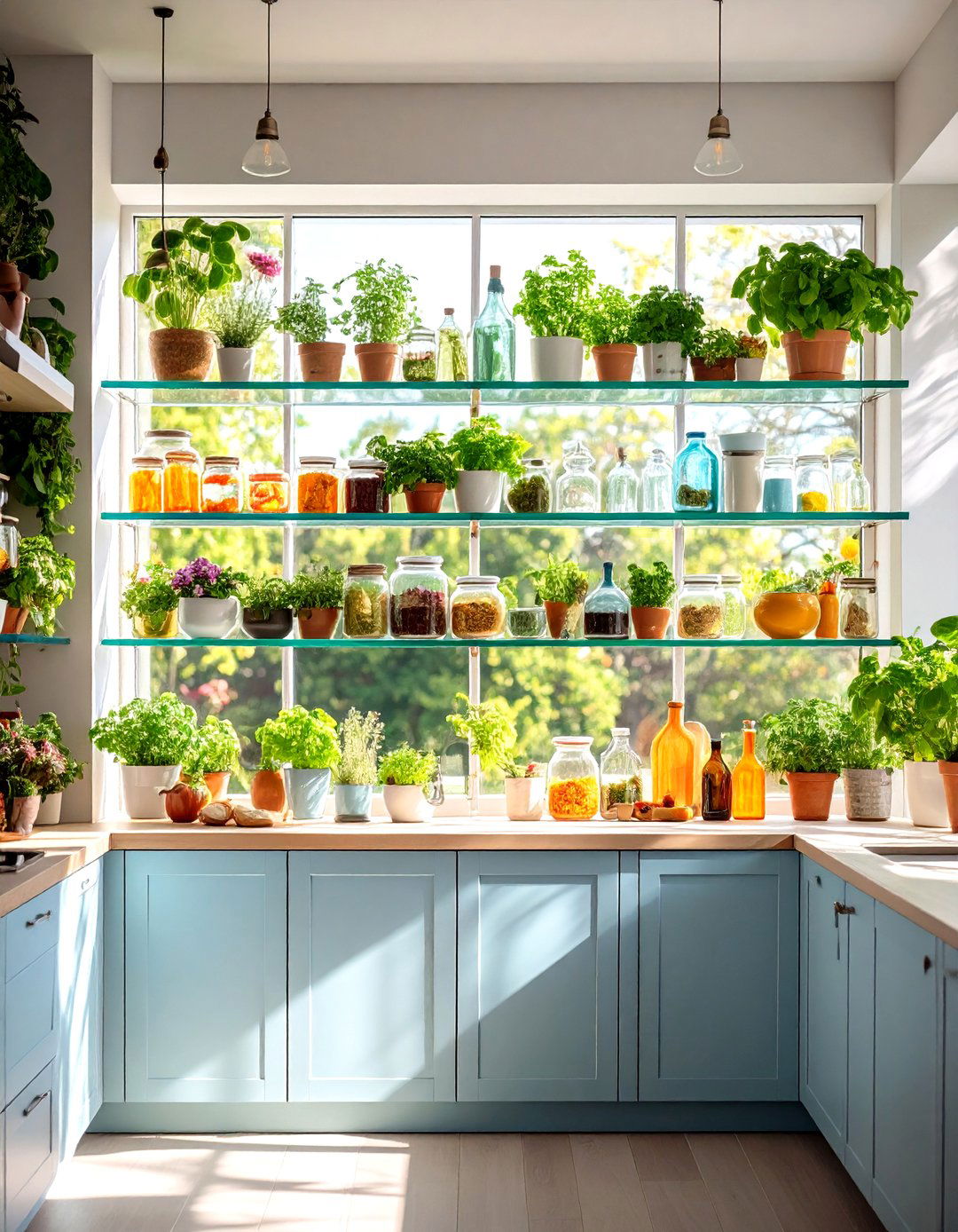Kitchen Window Shelving - 30 kitchen shelving ideas
