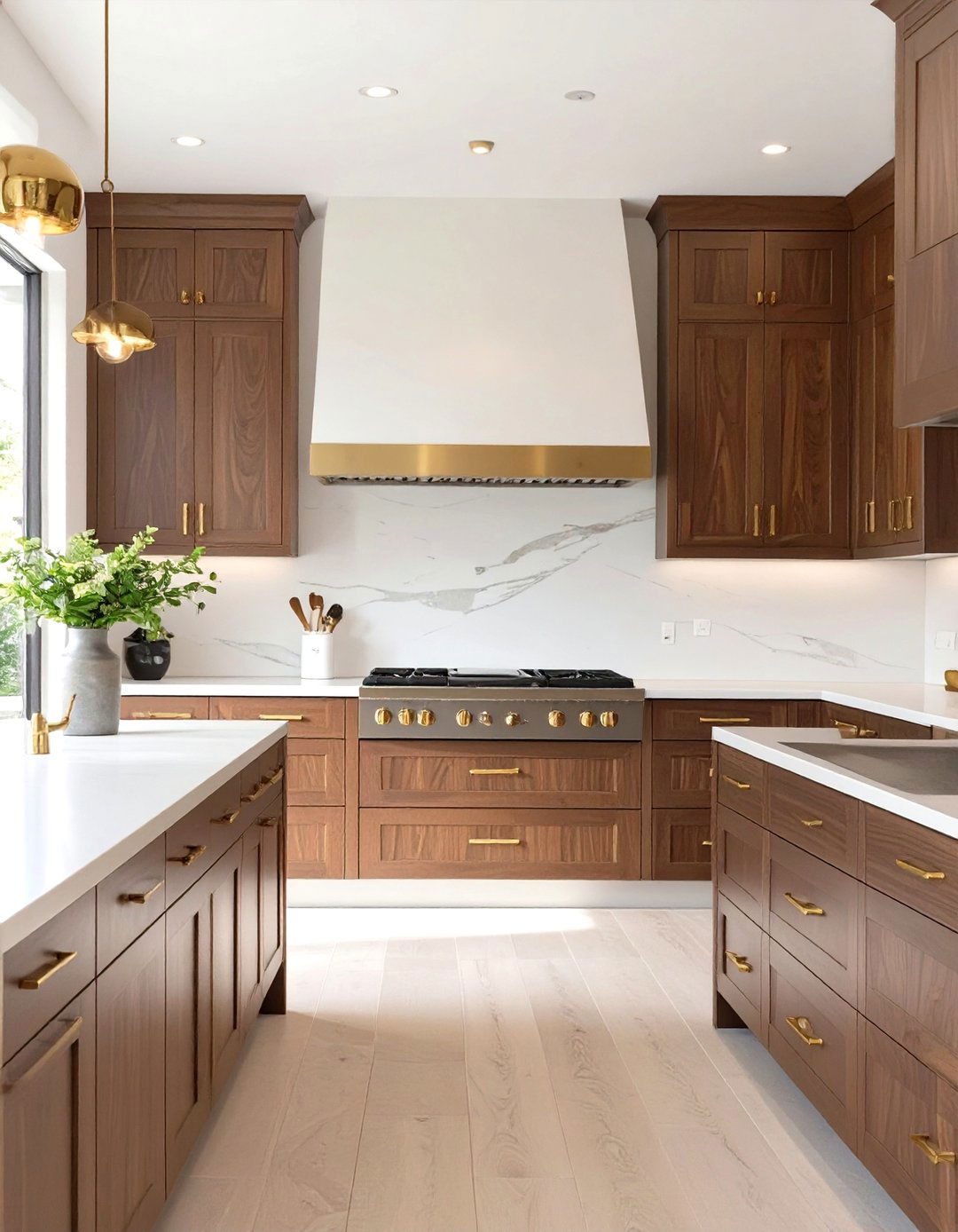 Kitchen with Dark Wood Cabinetry - 30 modern spanish style interior design ideas
