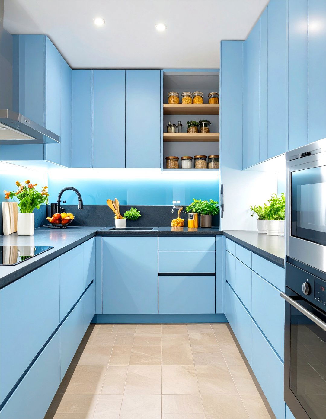 Kitchen with a Hidden Pantry - 30 contemporary kitchen ideas