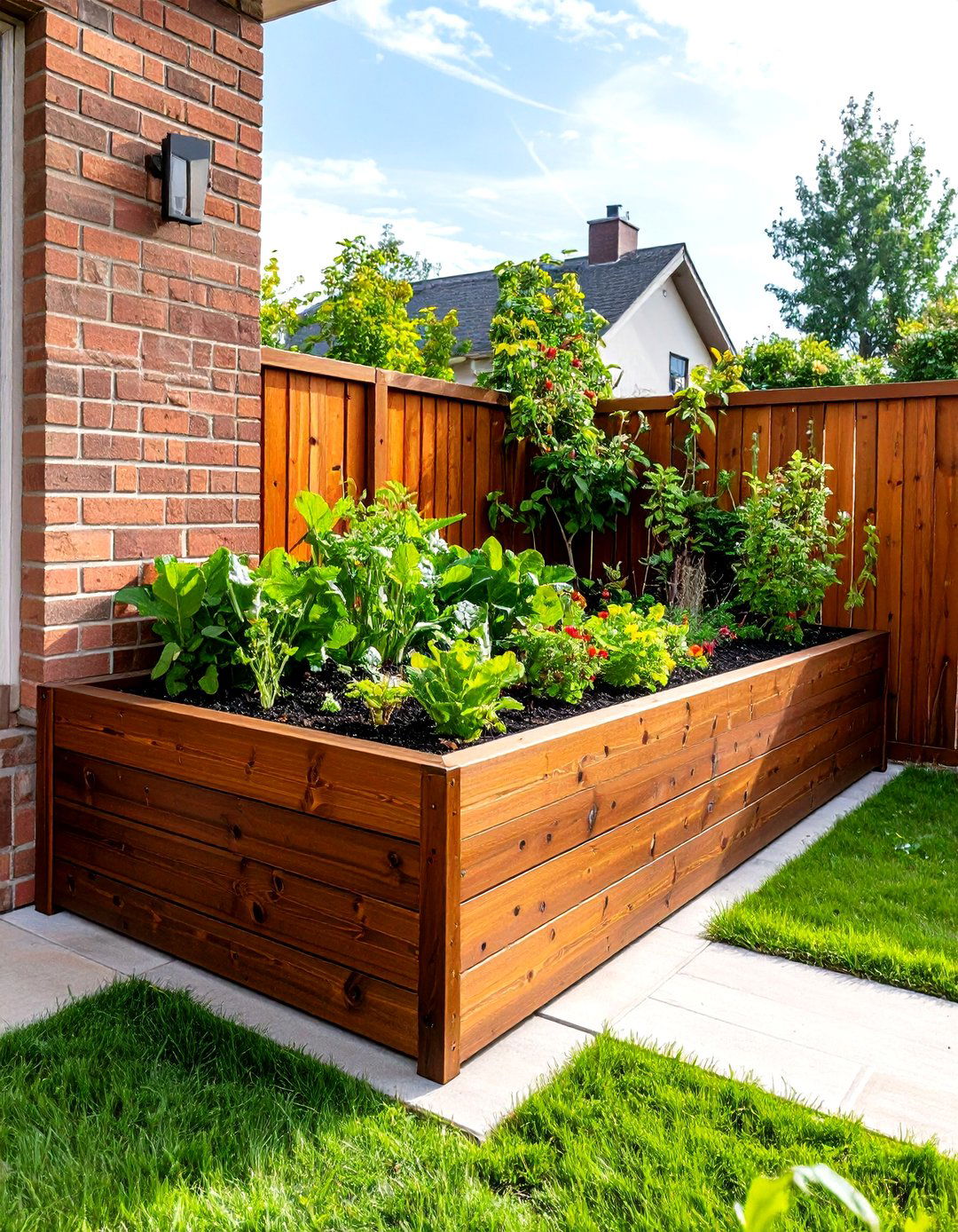 L Shaped Corner Raised Garden Bed - 30 raised garden bed designs
