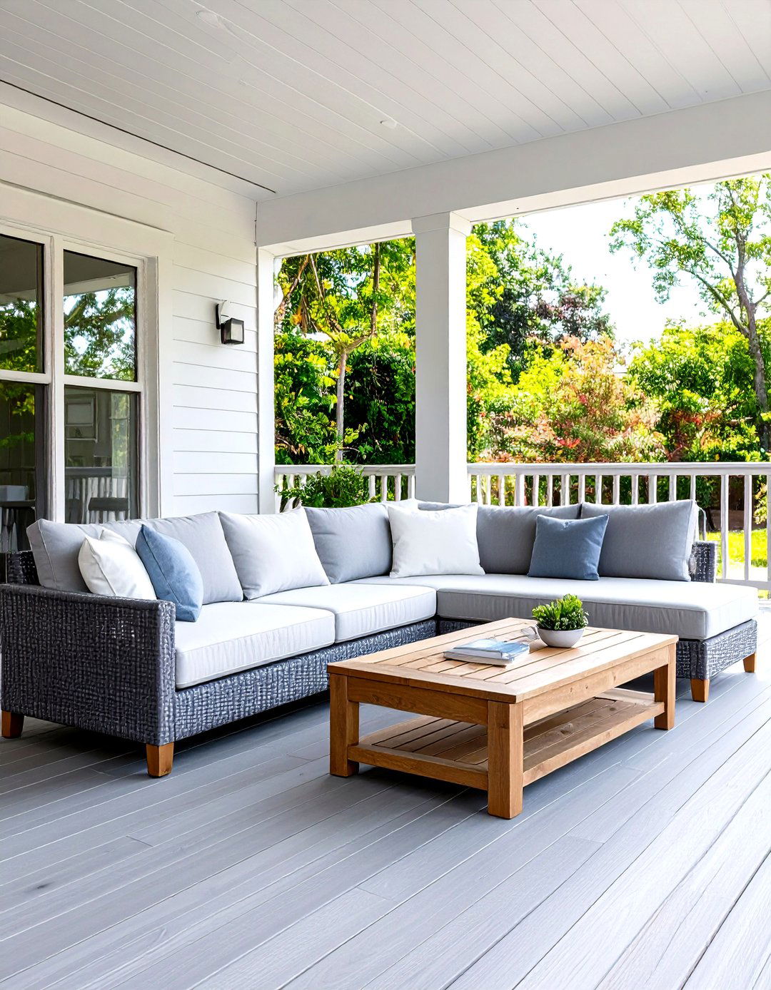 L Shaped Outdoor Sectional Sofa - 30 porch furniture ideas