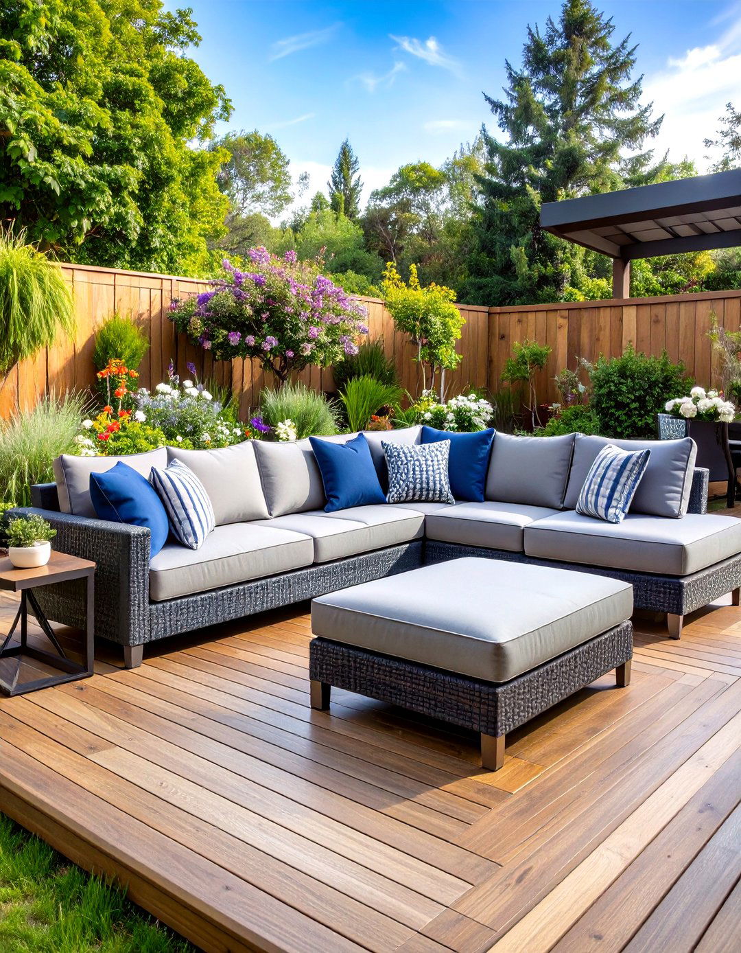 L Shaped Sectional Outdoor Seating - 30 outdoor seating ideas