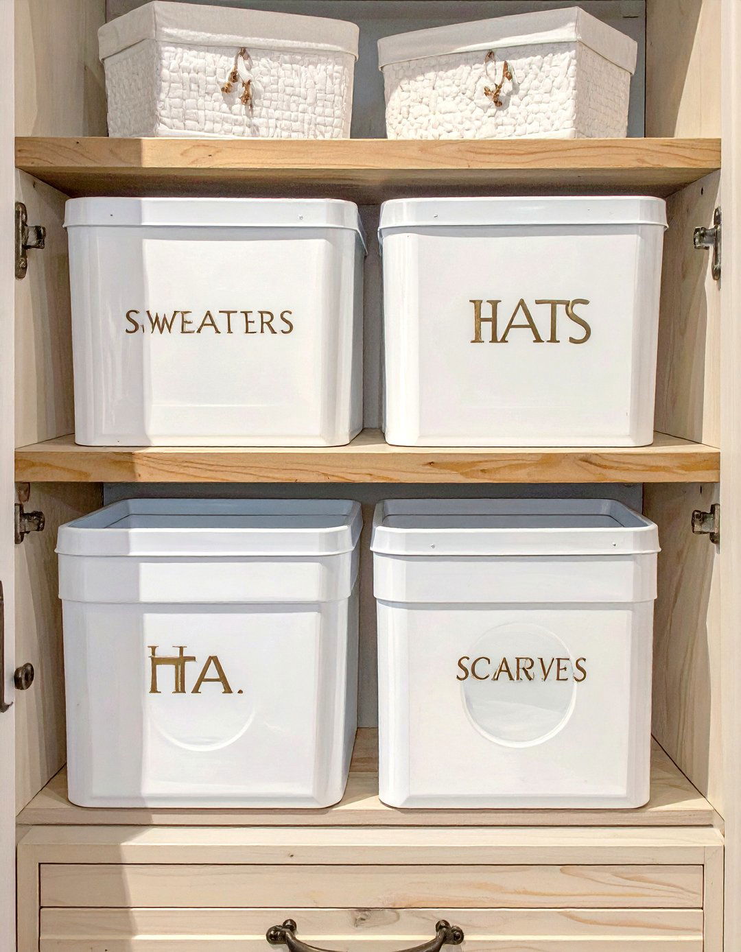 Label Everything with Tags or Stickers - 30 small closet ideas for bedroom