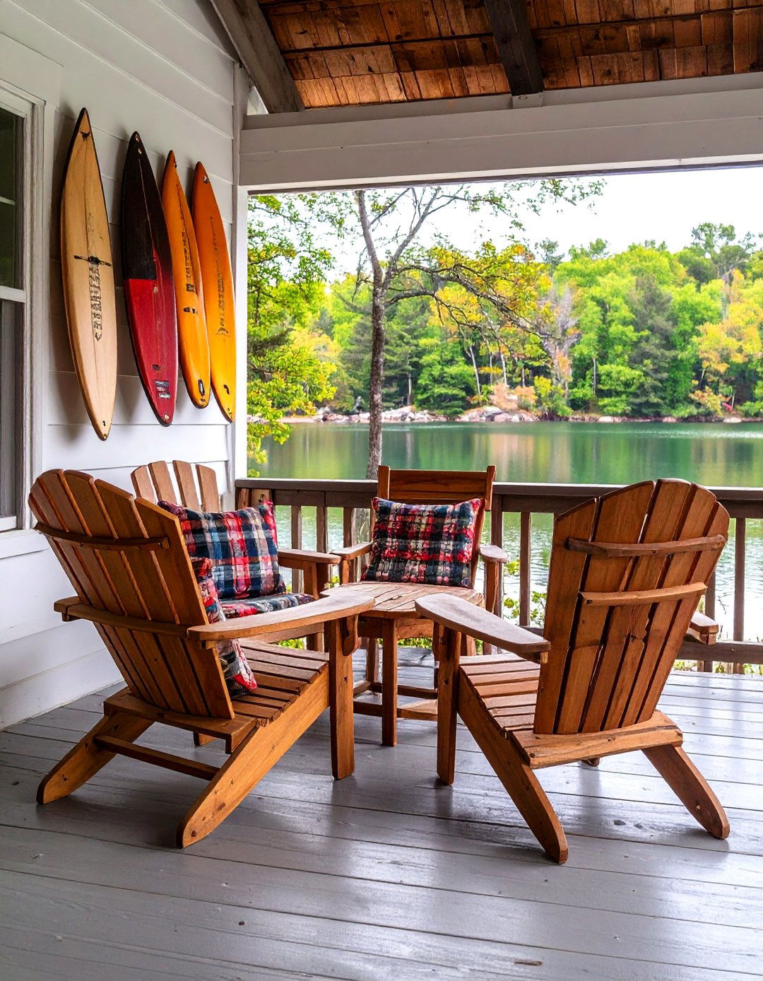 Lakeside Cabin Porch - 30 3 season porch ideas