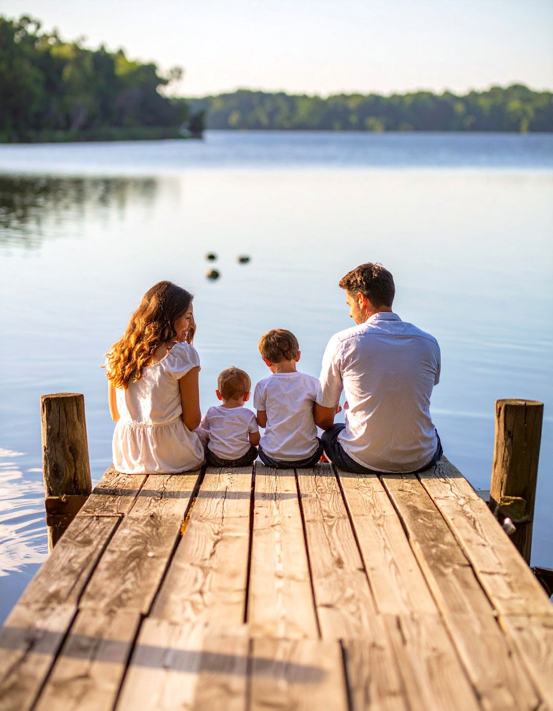 Lakeside Candid Moments Photoshoot - 30 outdoor family photoshoot ideas