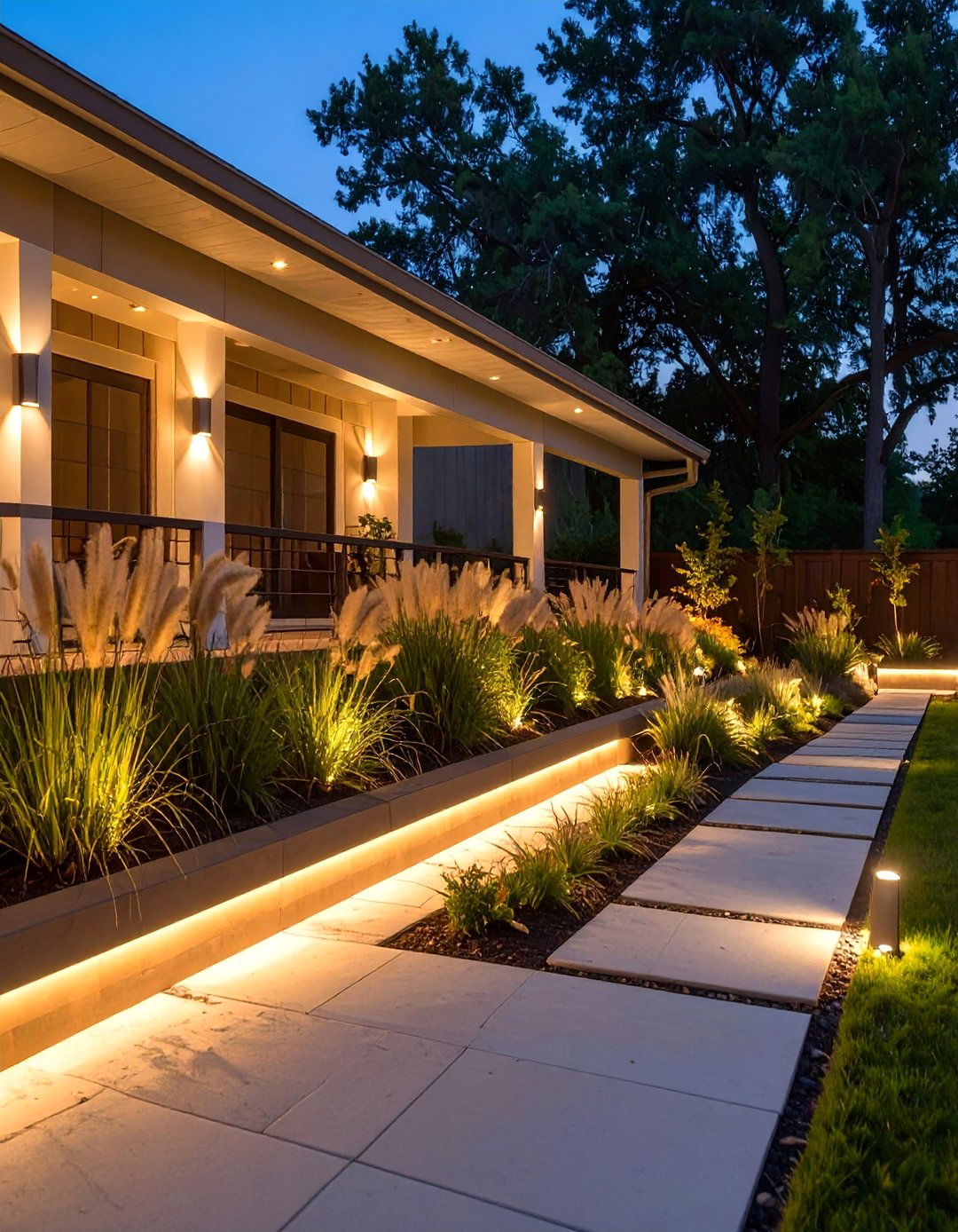 Landscape Lighting Integration - 30 deck lights ideas
