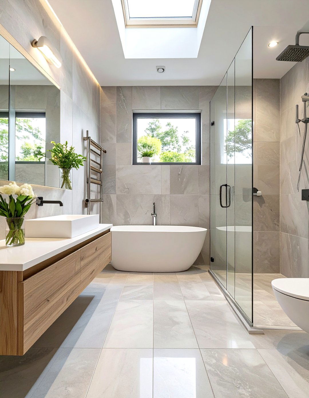 Large Format Bathroom Tile Floor - 30 bathroom tile floor ideas