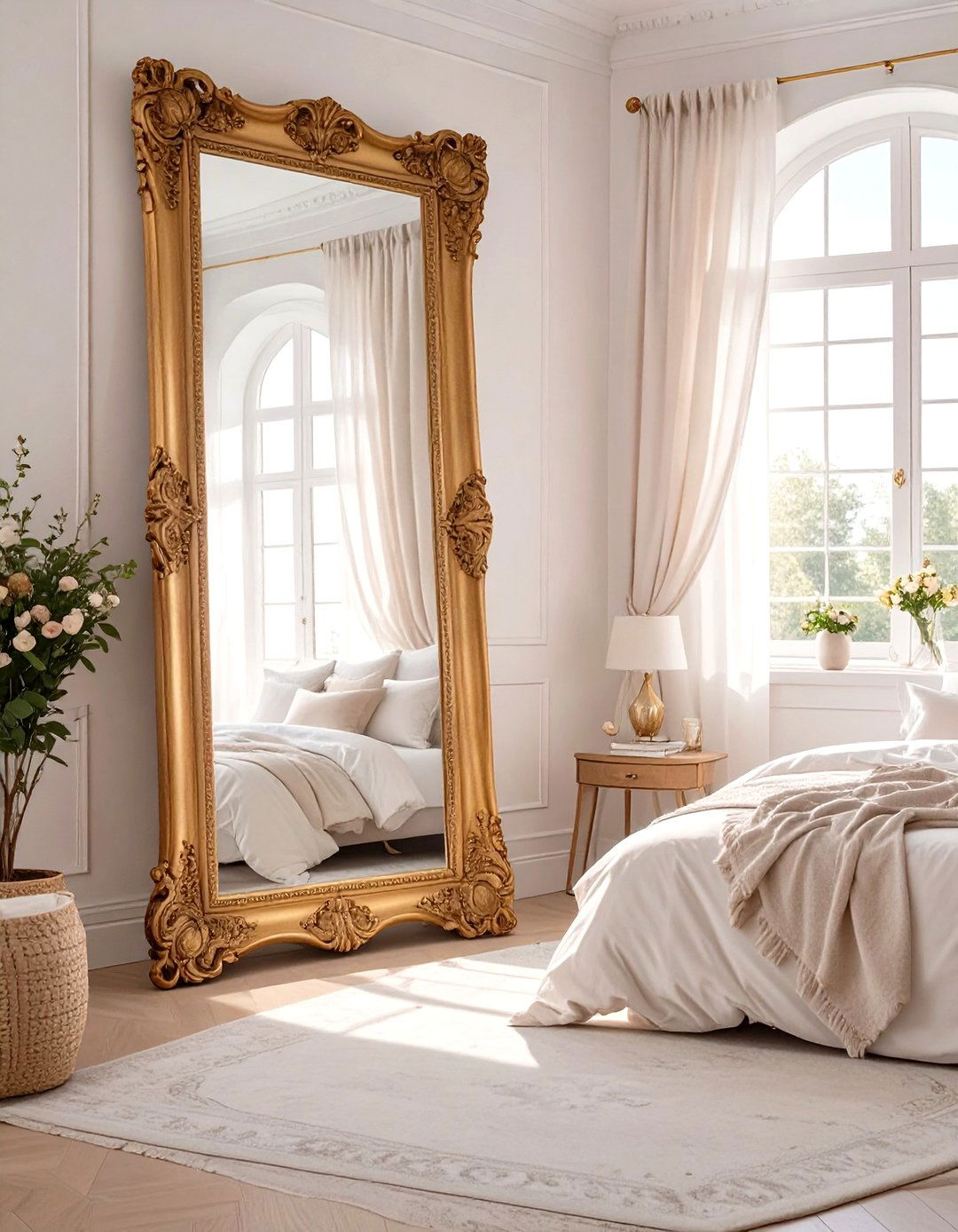 Large Mirrors to Create Depth - 30 small room decor ideas