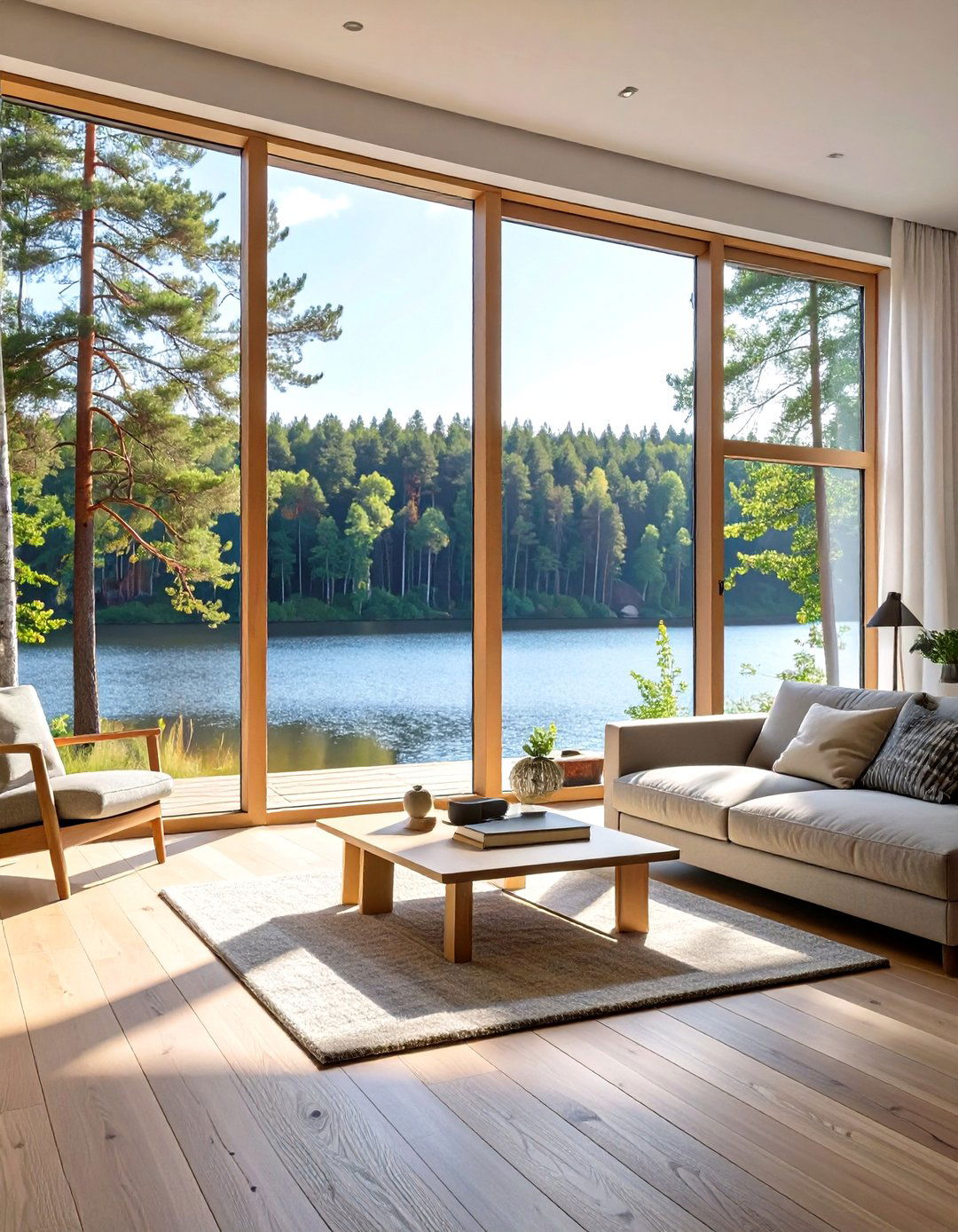 Large Picture Windows for Natural Light - 30 scandinavian house design ideas