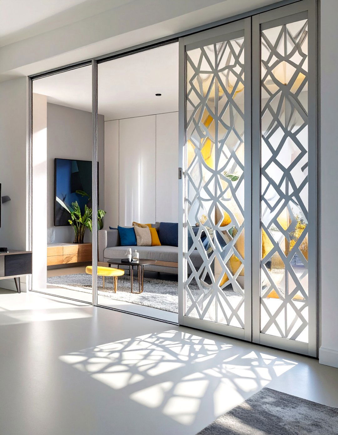 Laser Cut Decorative Panels - 30 alternative to closet door ideas