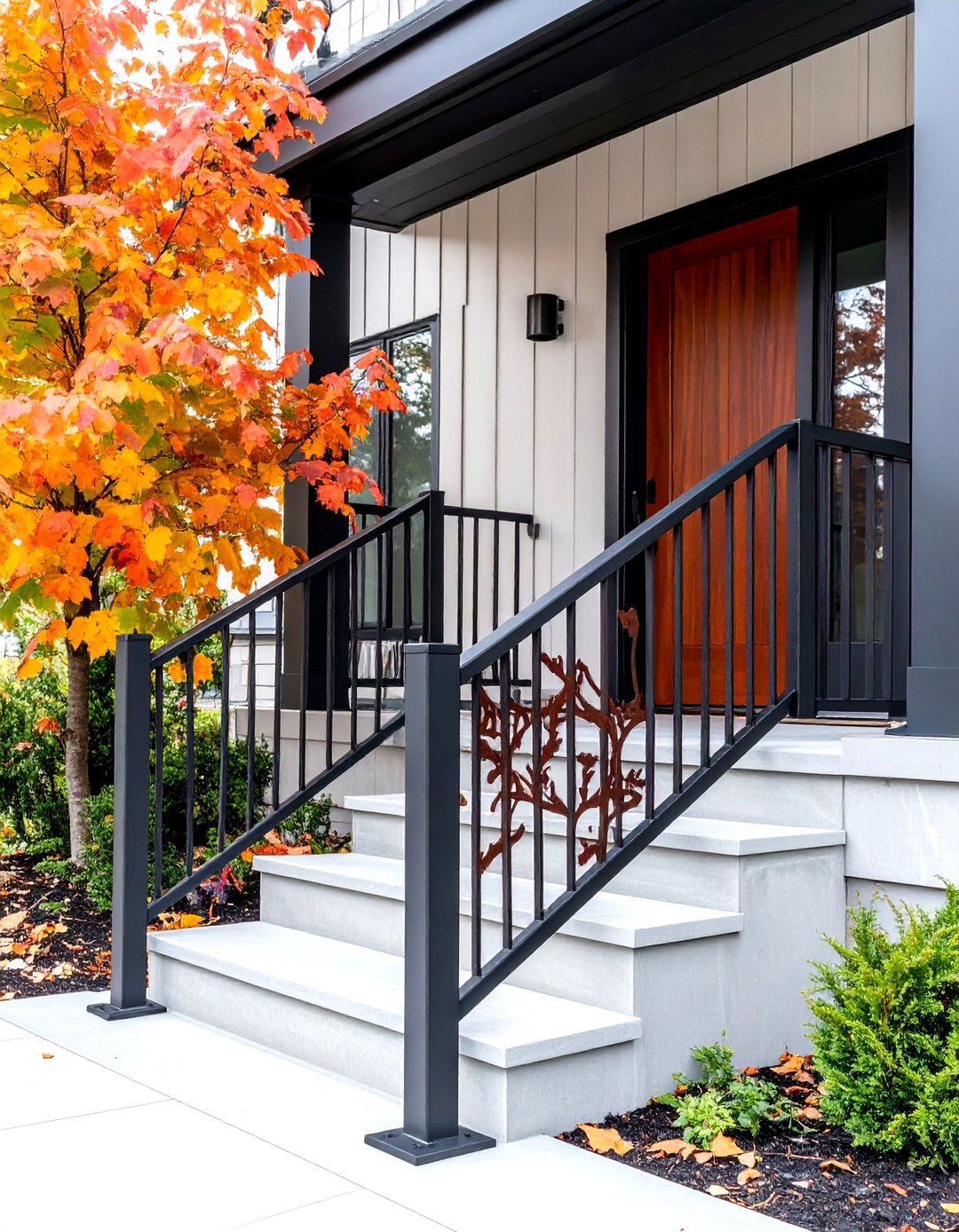 Laser Cut Metal Panel Porch Railing - 30 porch railing ideas pictures