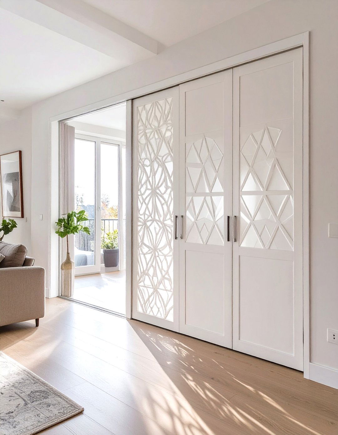 Laser Cut Panel Sliding Closet Doors - 30 sliding closet door ideas