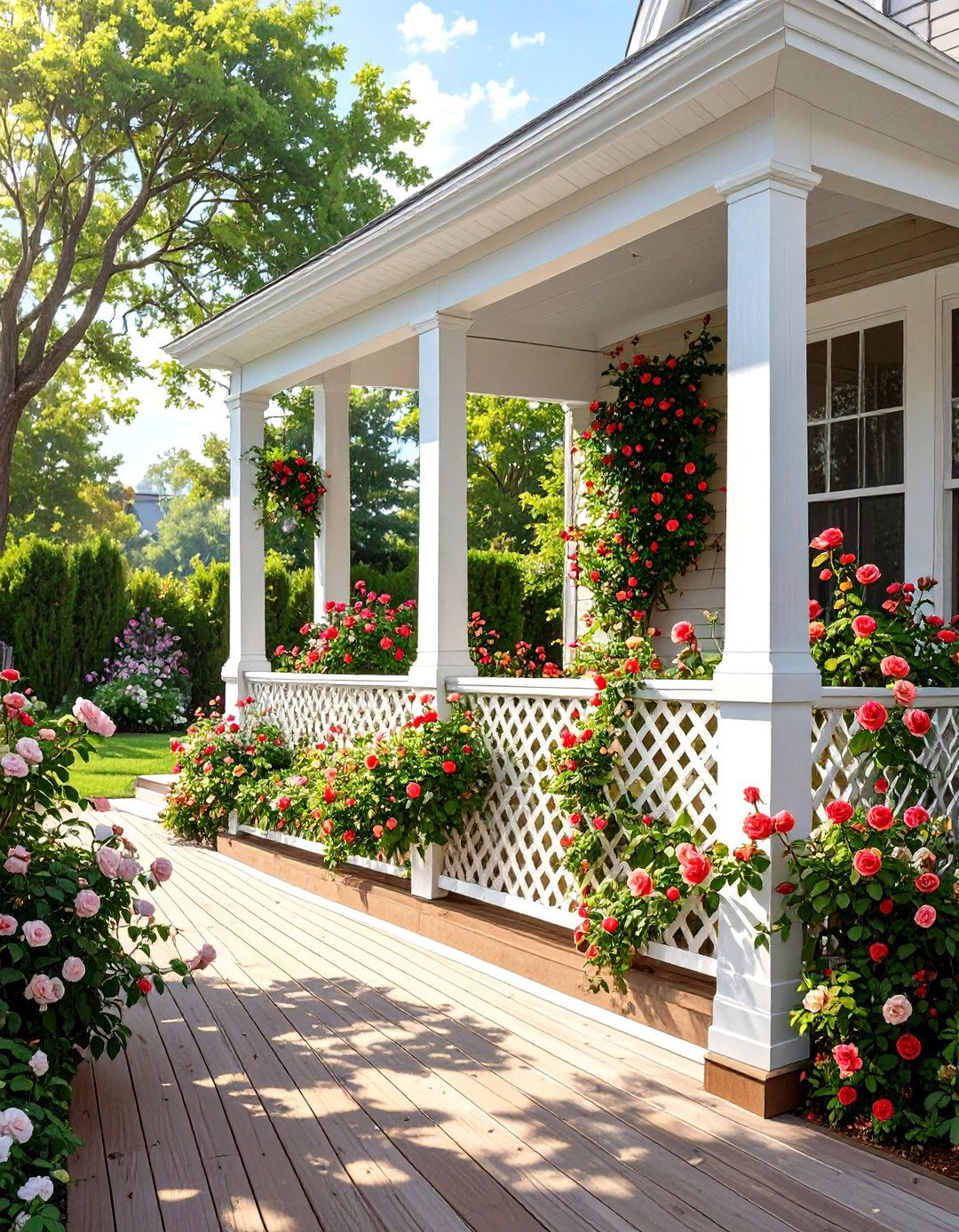 Lattice Panel Deck Skirting - 30 deck skirting ideas